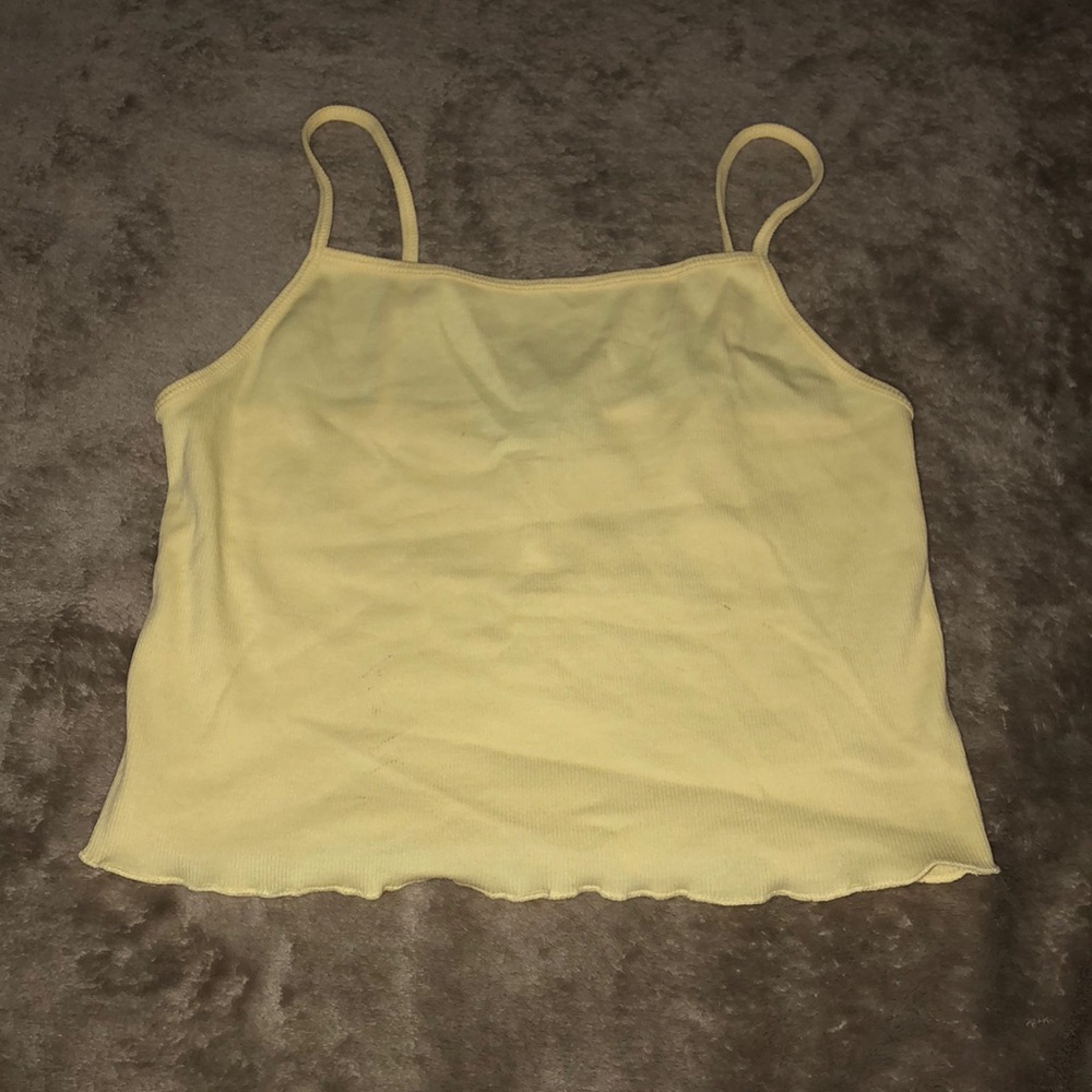 Yellow Ruffled Top💛